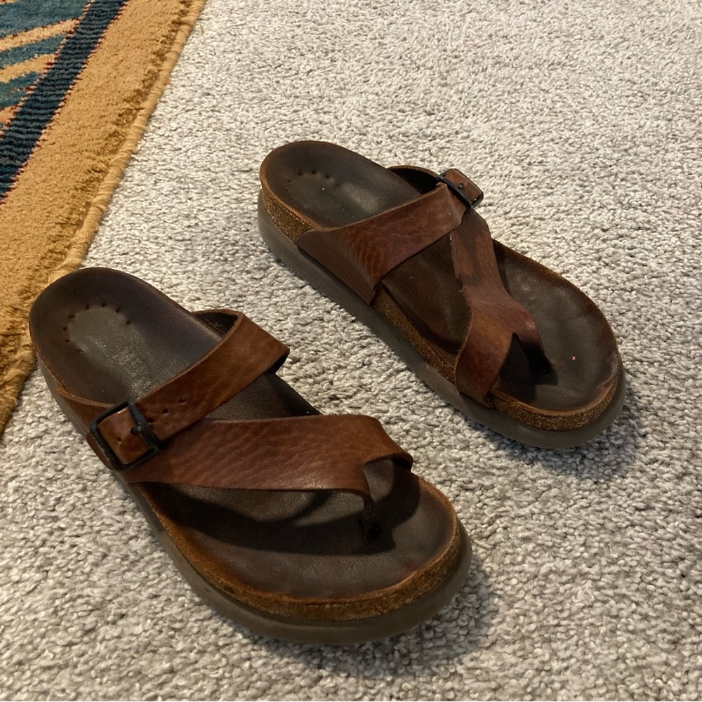 Brown Mephisto sandals